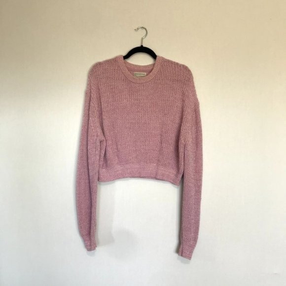 Urban Outfitters Sweaters - Urban Outfitters Long Sleeve Knit Sweater in Pink